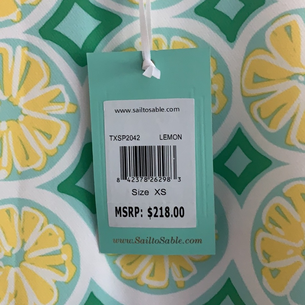SAIL to SABLE sleeveless lemon dress Size XS - Picture 6 of 7